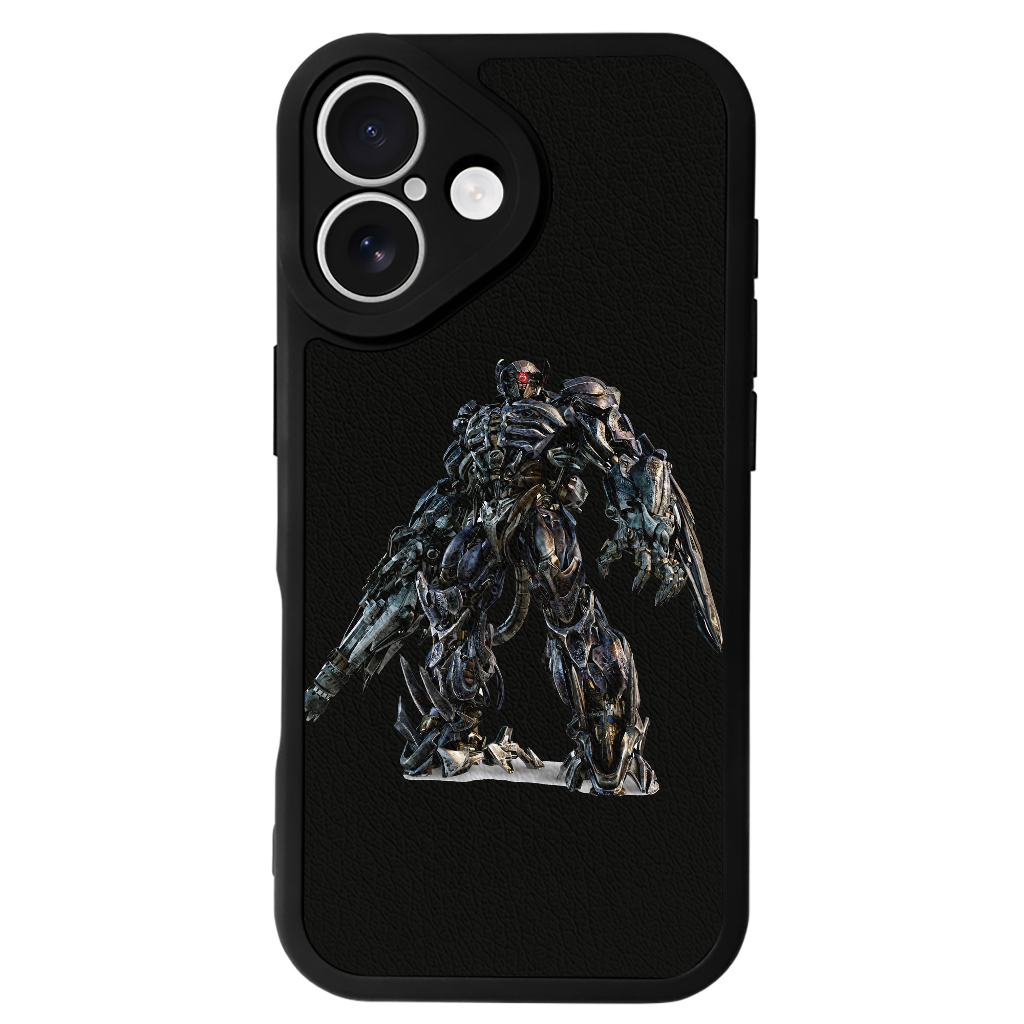 （画像用） Transformers トランスフォーマー 【iPhone 16シリーズ対応】シリコンスマホケース（レザー調） 材質：シリコン